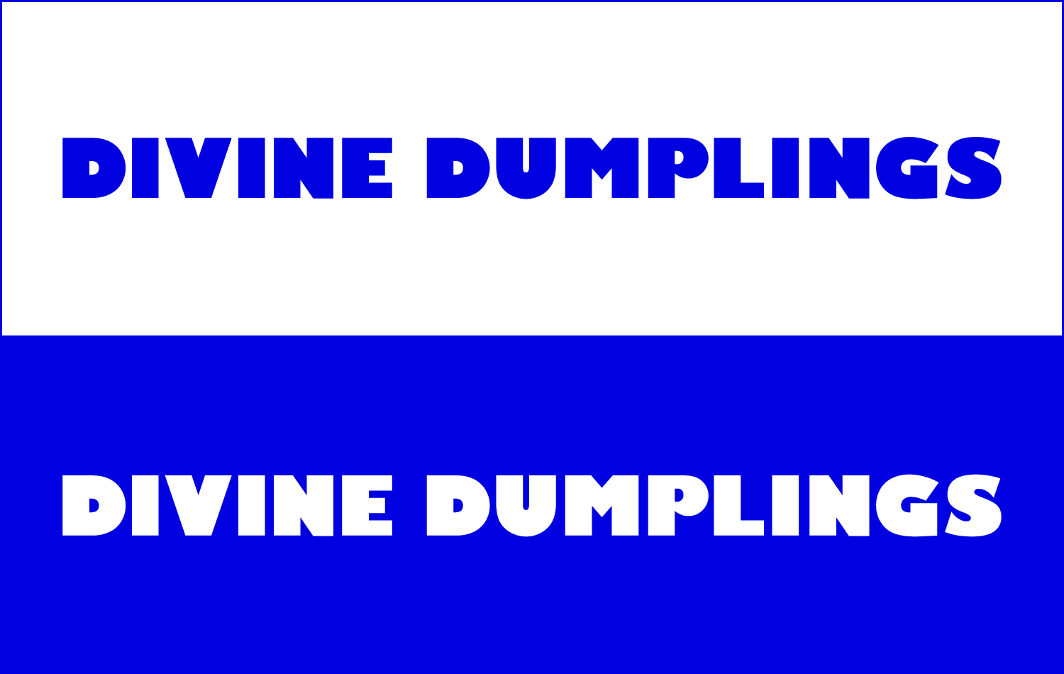 Divine Dumplings Wordmark