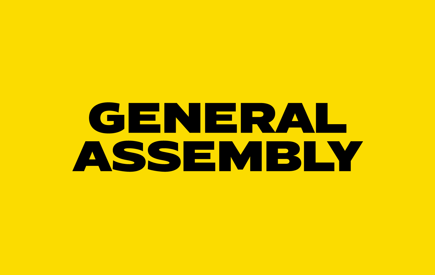 General Assembly Wordmark