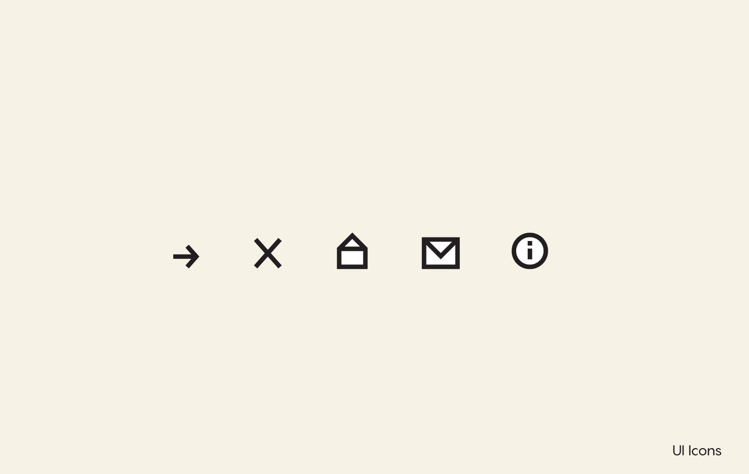 Ordinary User Interface Icons